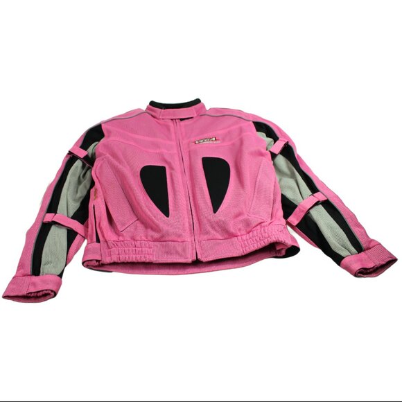 Vega Technical Gear Pink Motorcycle Riding Jacket, Size Medium - Picture 5 of 8